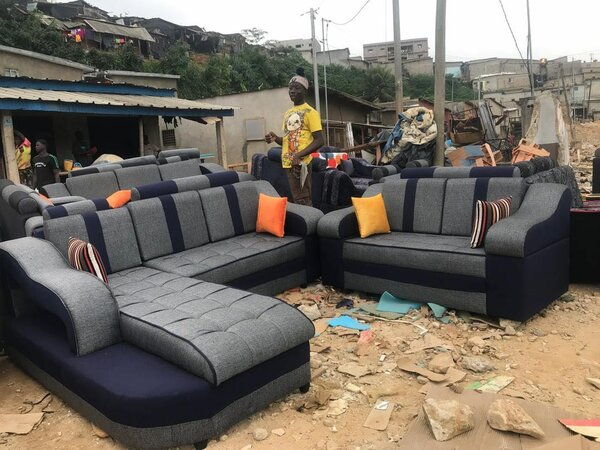 Salon complet de 7 places