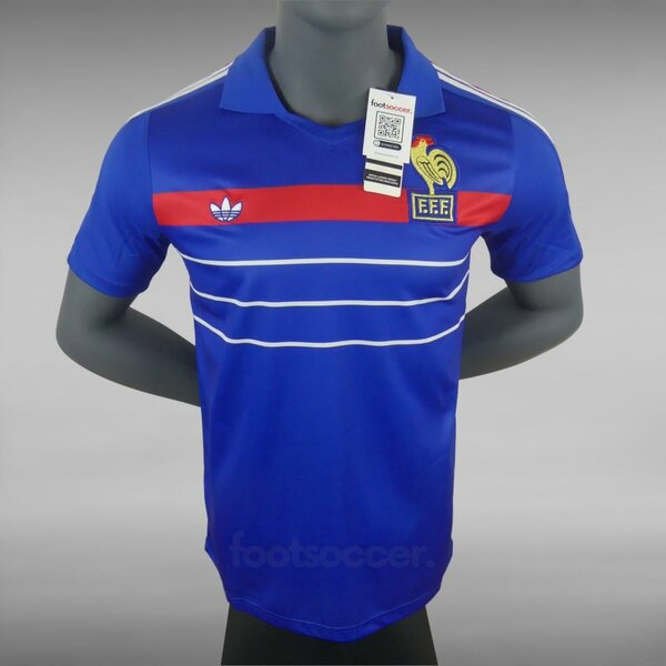 Maillot de Football Bleu Vintage