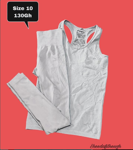 top and leggings gray