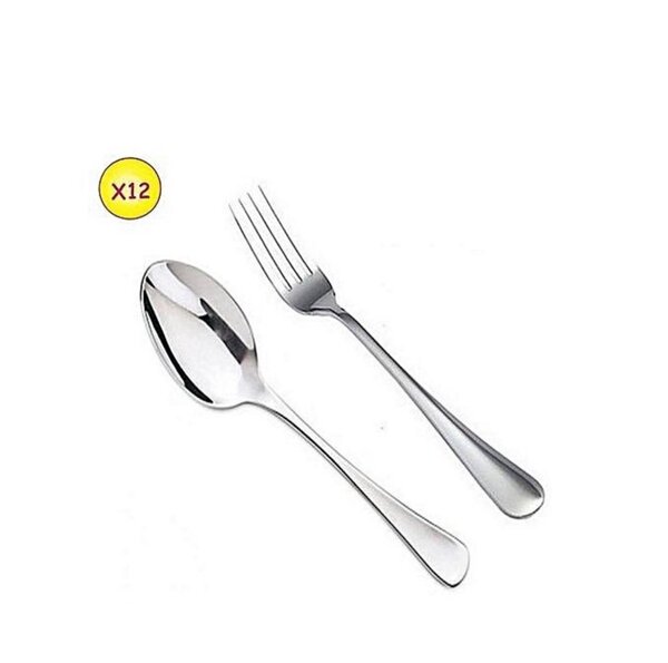 Couverts en acier inoxydable