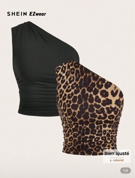 Lot de débardeurs asymétriques