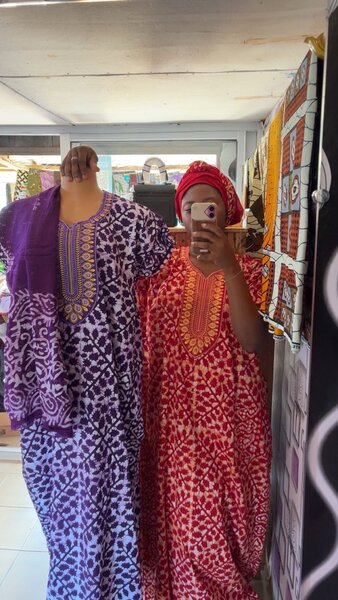 Robe Kaftan Colorée