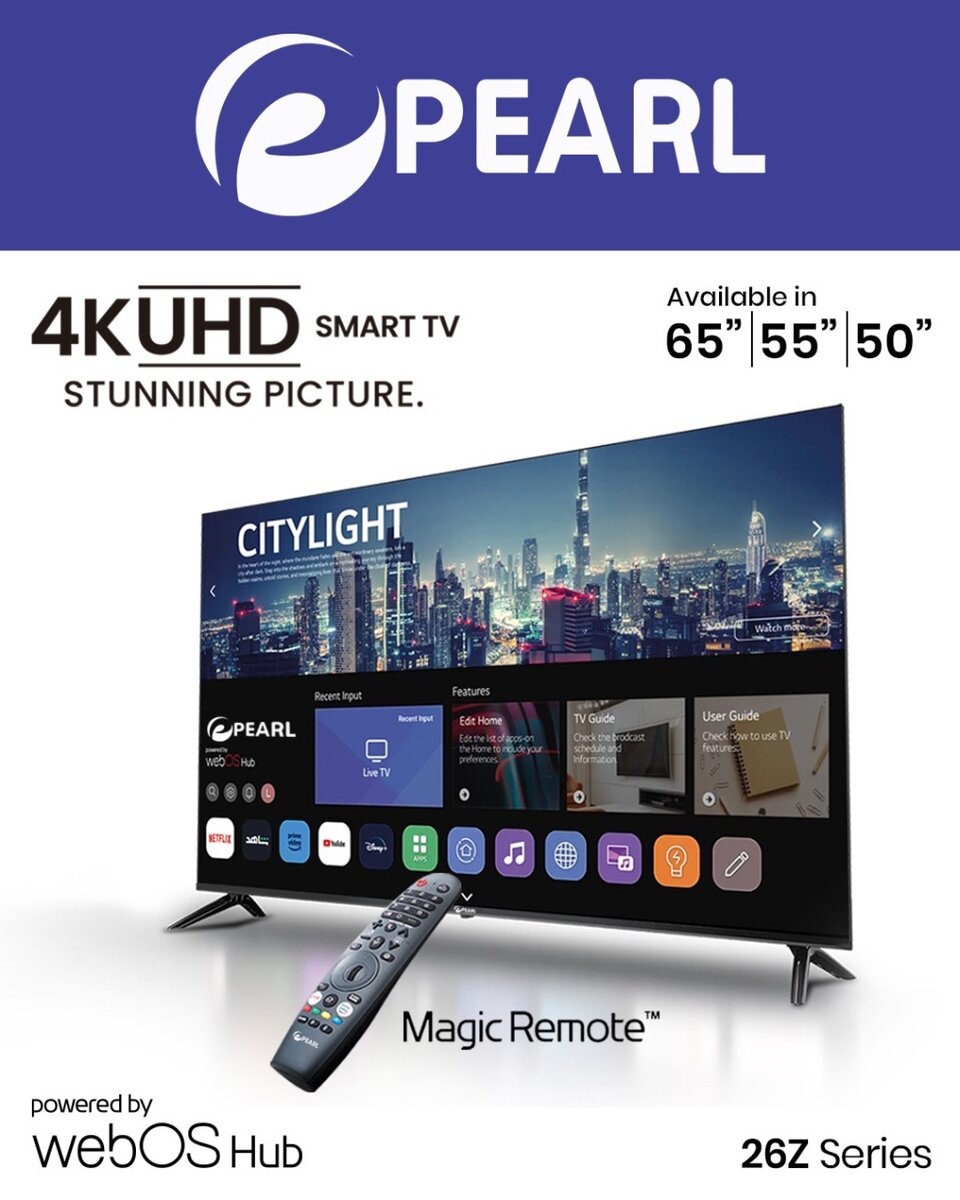 PEARL 50 INCH 4K SMART ANDROID HRD TV
