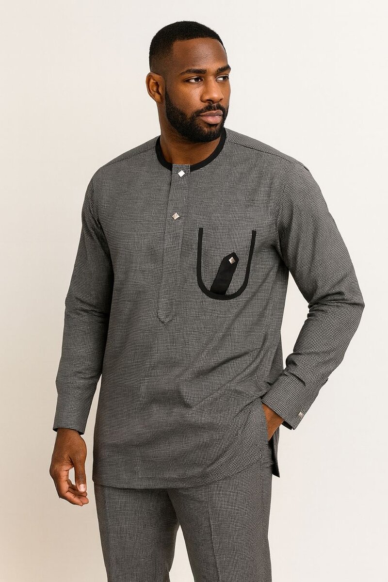 Chemise Sénégalaise Homme Élégante