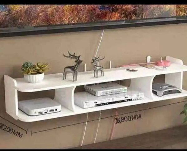 Étagère Murale Moderne Blanche