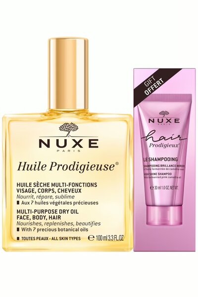 Duo Huile Prodigieuse 100ml & shampoing Hair Prodigieux 30ml