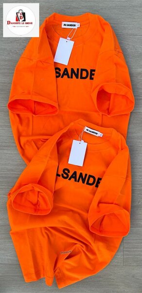 T-shirt orange tendance unisexe