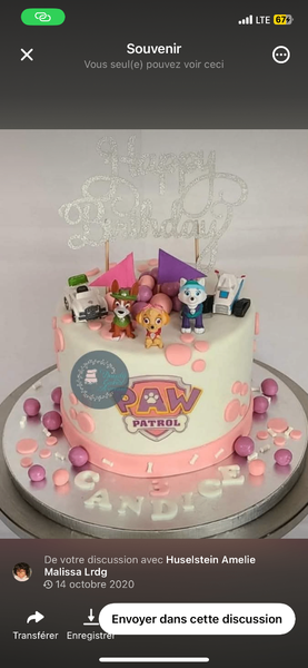 Gâteau d'anniversaire unique