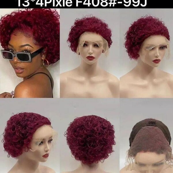 Perruque Pixie frontale T