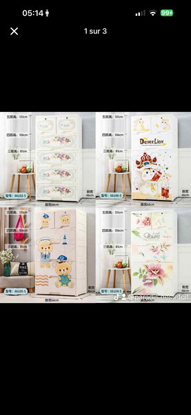 Armoire de Rangement Enfant