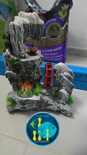 Décoration moulin pour aquariu