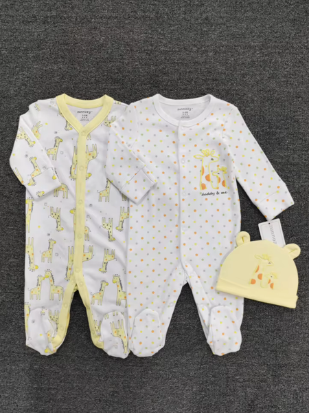 Kit 2 grenouillères bonnet