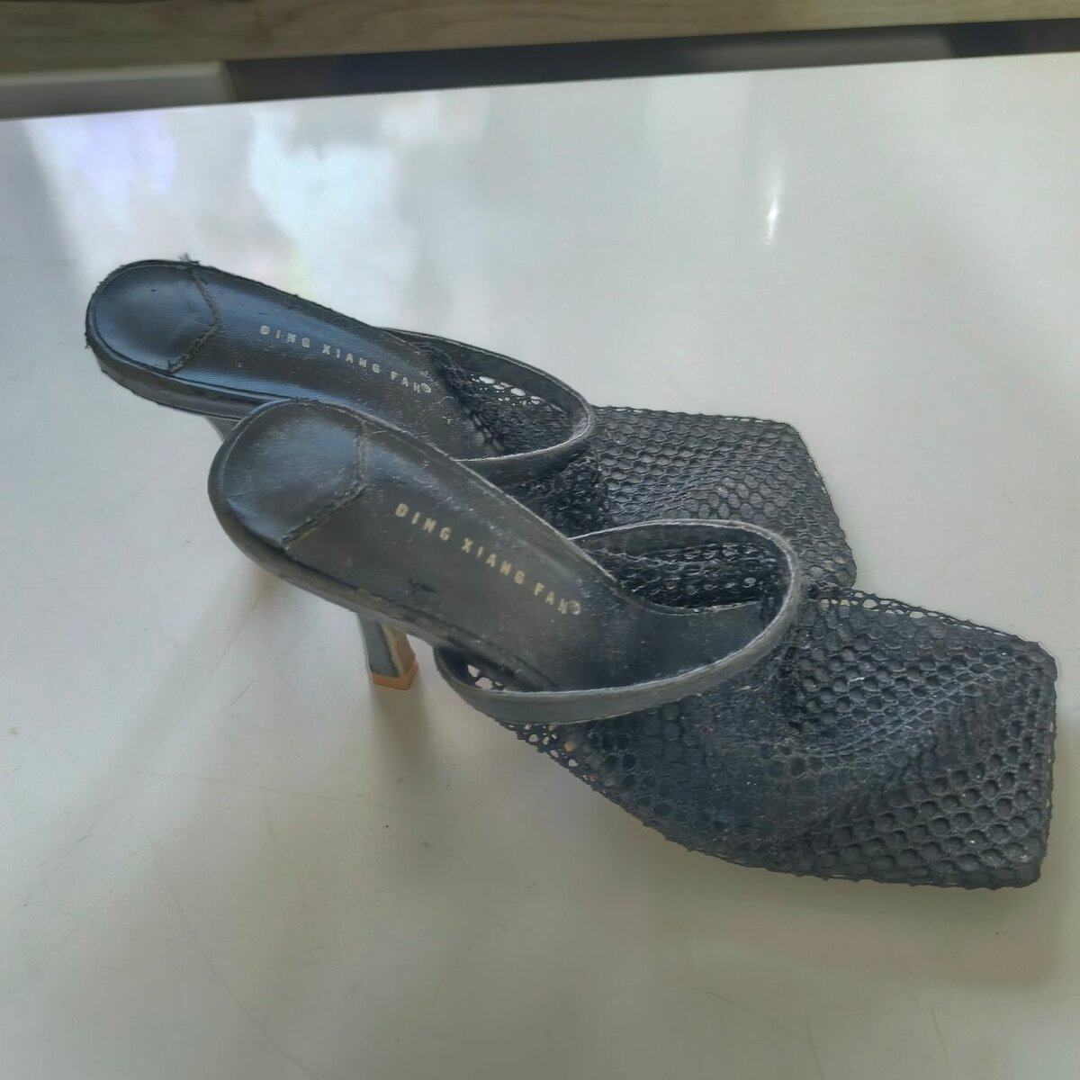 Sandales à Talons en Crochet