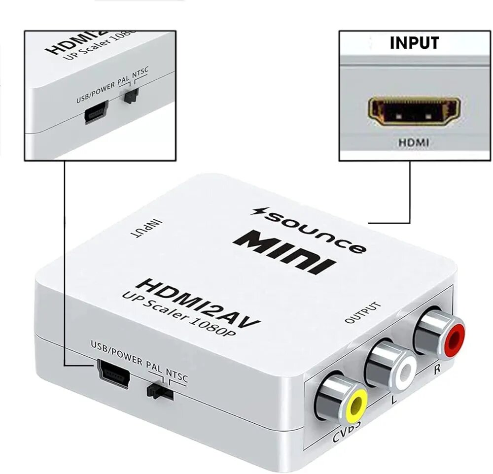 Adaptateur HDMI vers AV