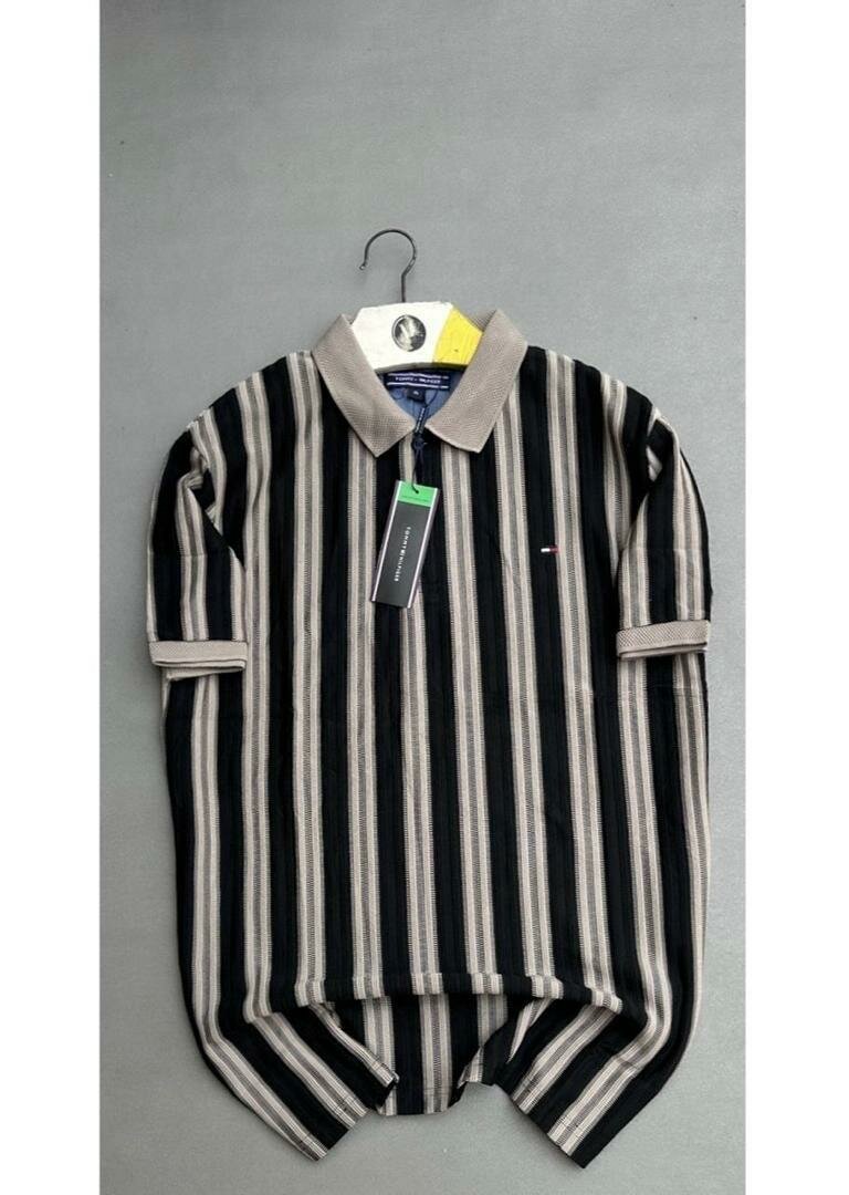 Chemise Polo Rayée Homme