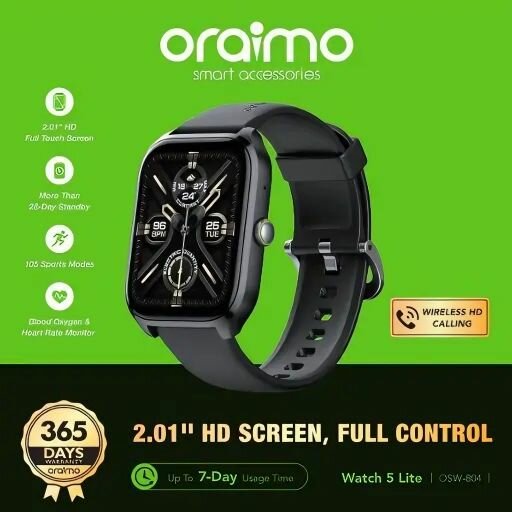 Montre Connectée HD 2.01'' Oraimo