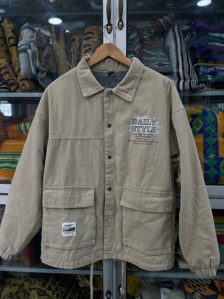 Veste décontractée beige chic