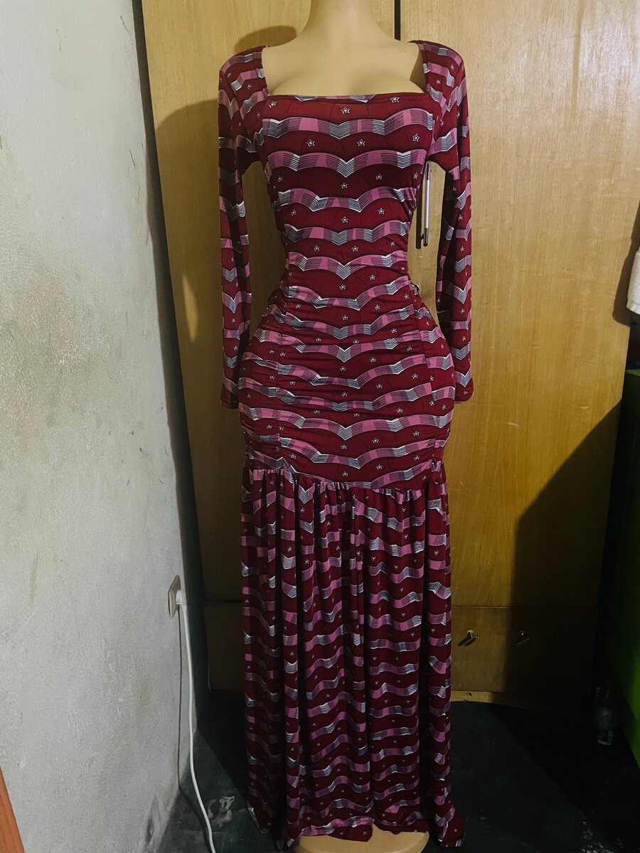 Robe longue élégante femme