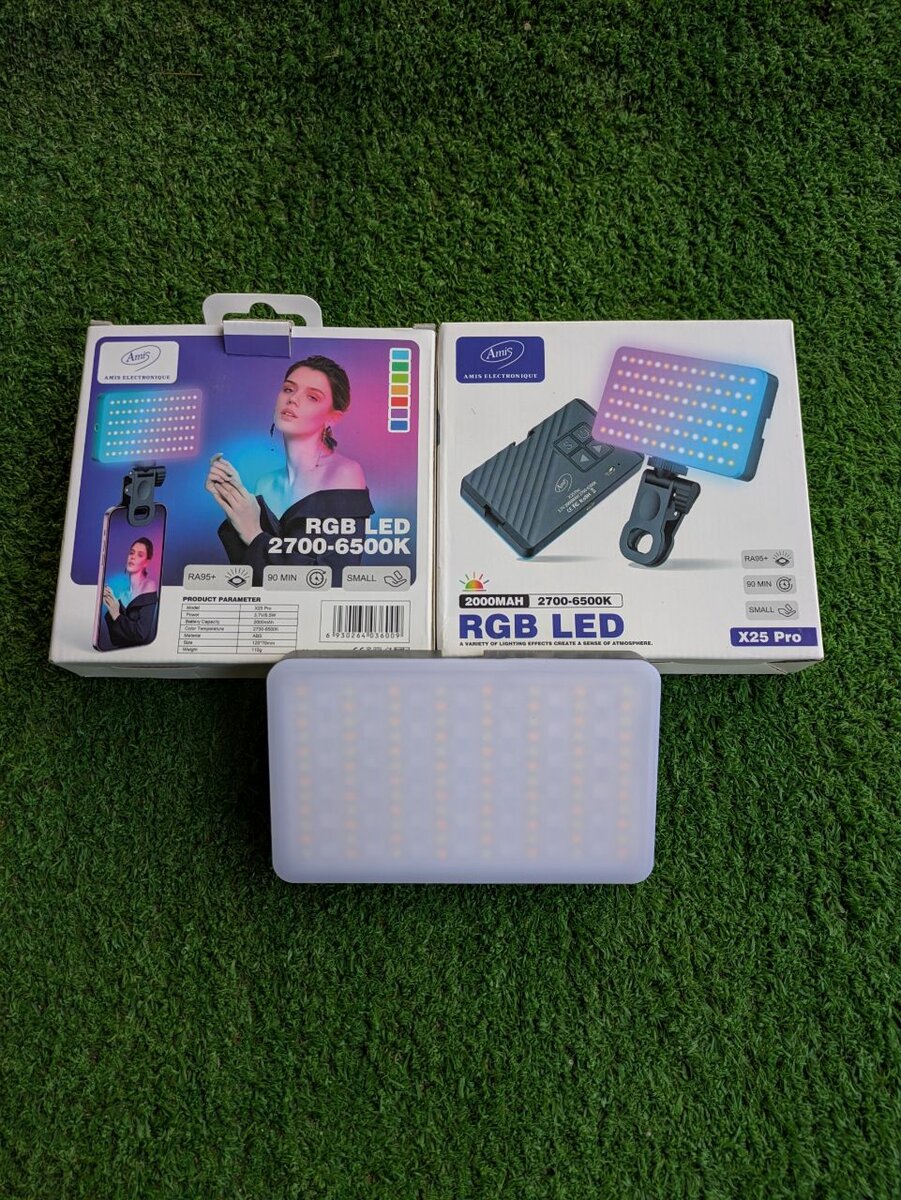 Lumière LED RGB Portative