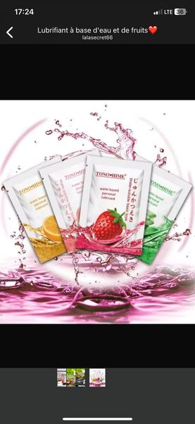 Lubrifiant fruité hydratant