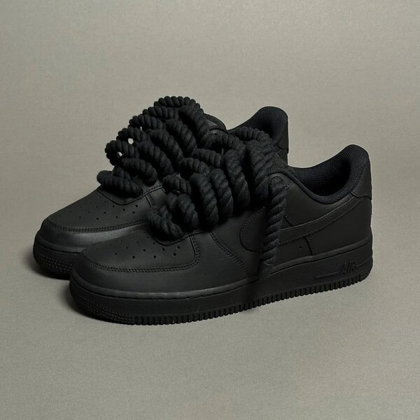 Air Force noir Gros lacets