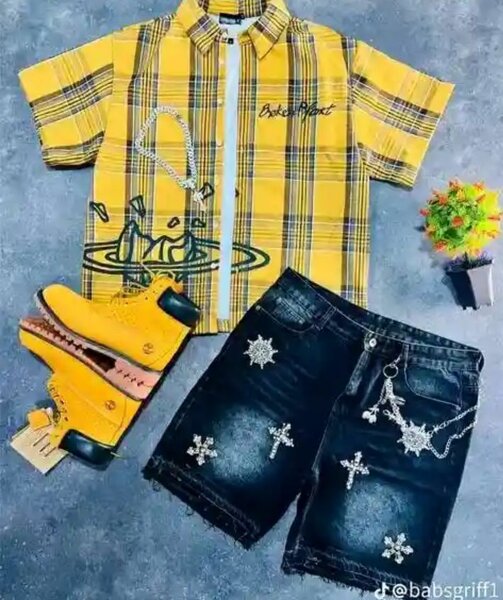 Chemise décontractée à carreaux