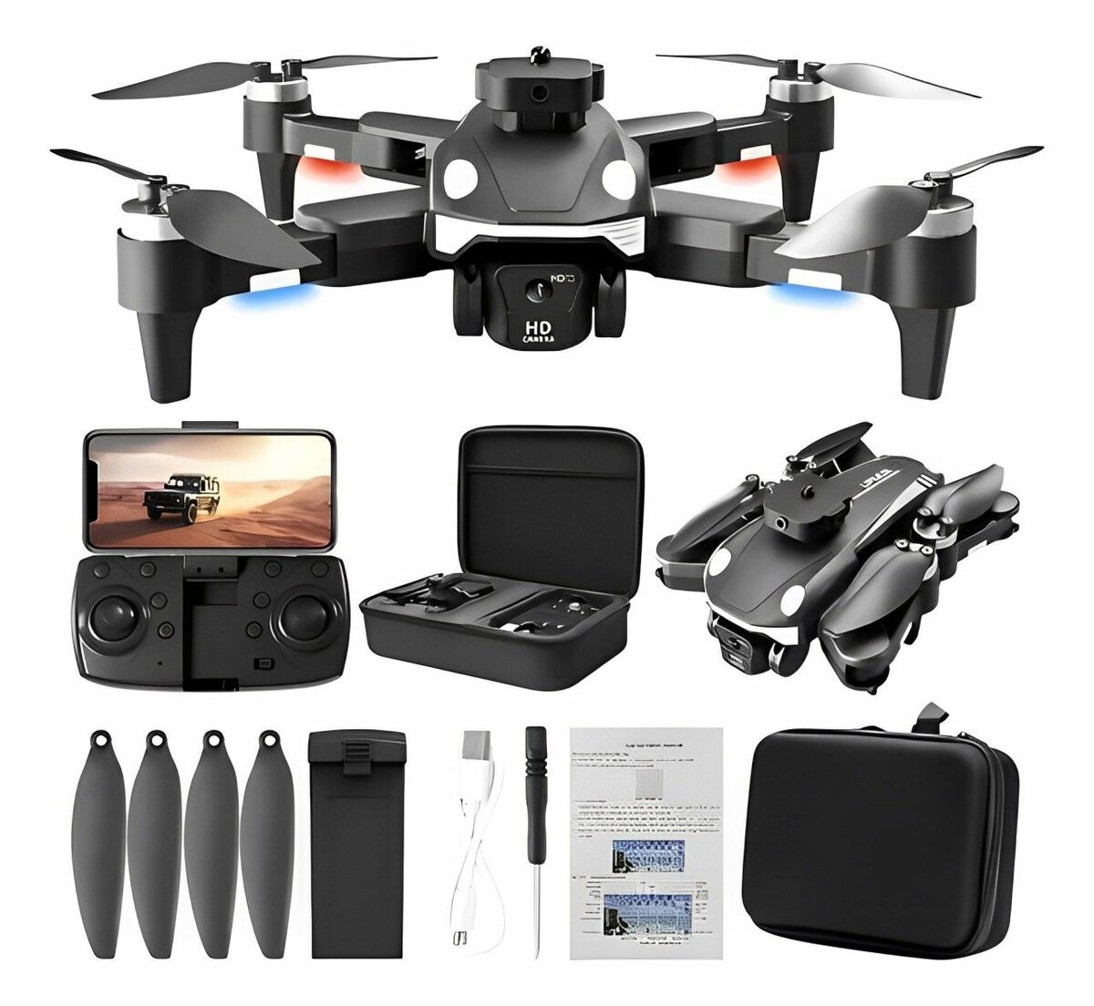 Drone F200 5G 4K 360° à évitem