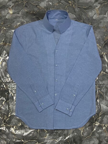 Chemise élégante à col indien