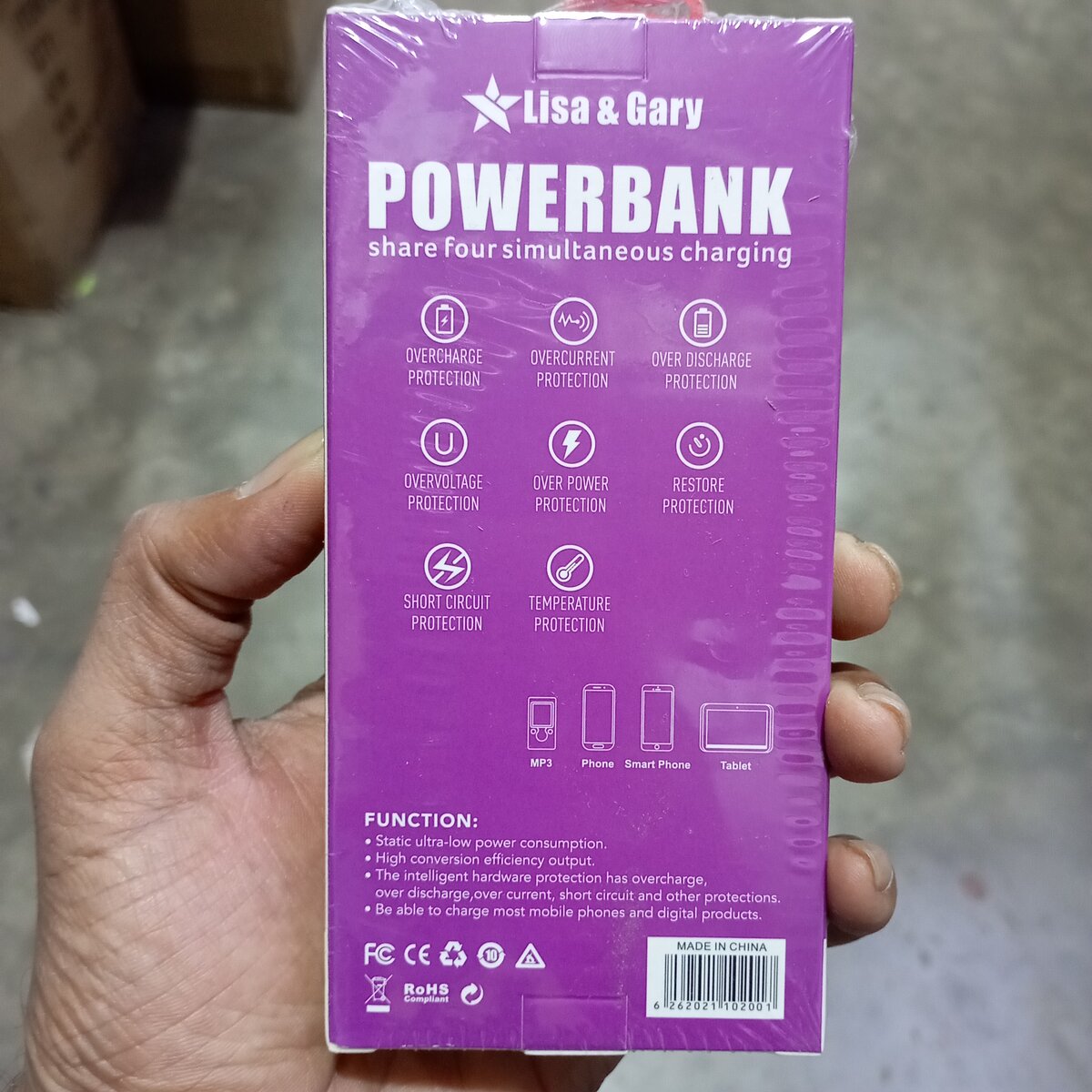 Original lisa and gary 1000mah