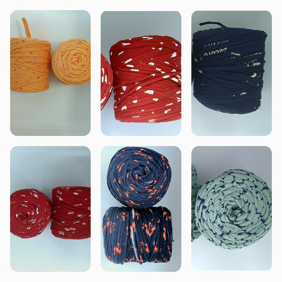 Pattered T shirt yarns