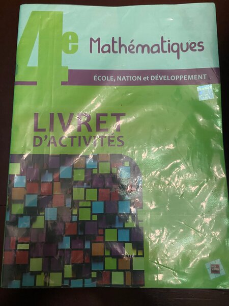 Livre d'Activités Mathématiques 4e