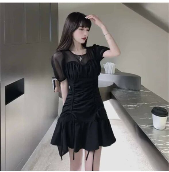 Robe Noire Élégante Femme