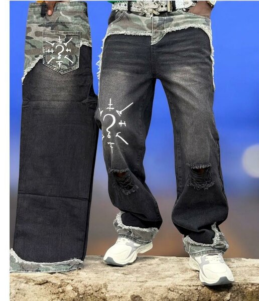 Jean baggy street style