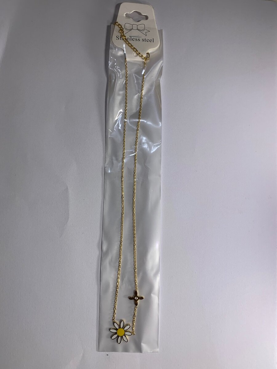 Collier pendentif en acier inoxydable