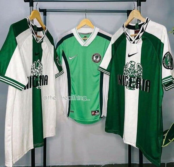 Maillots de football Nigeria