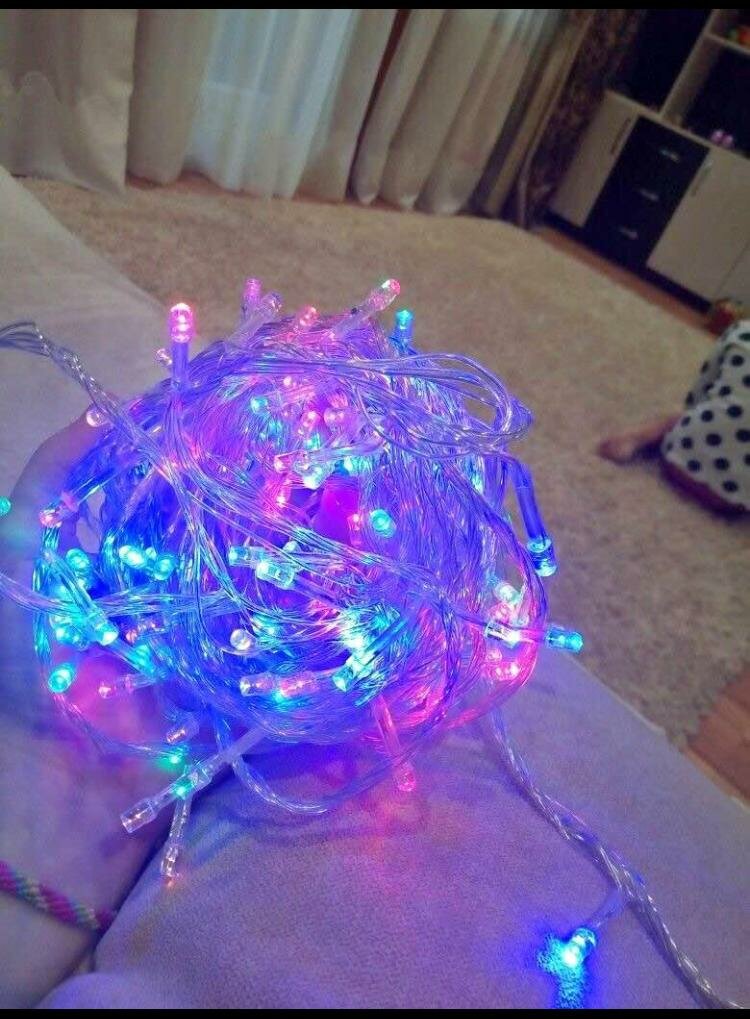 Guirlande LED multicolore