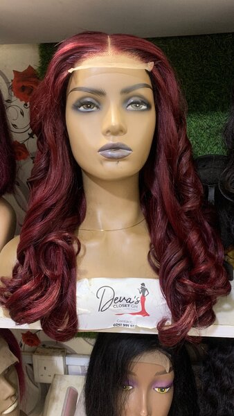 Double drawn wig