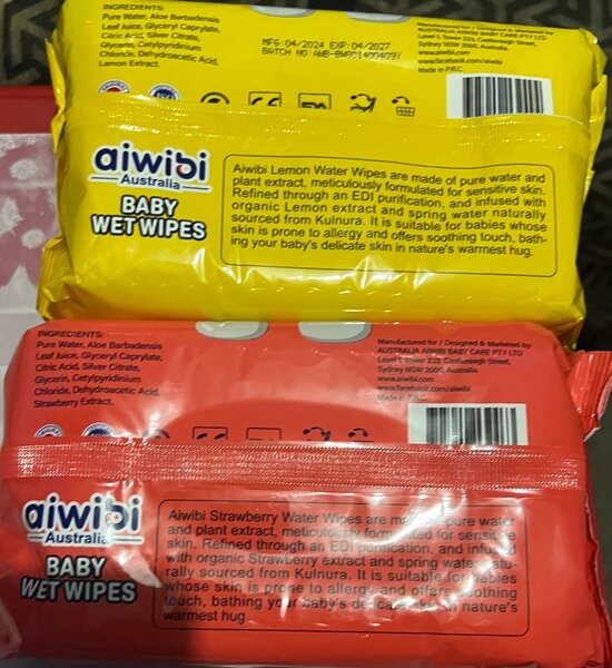 Awibi baby wipe