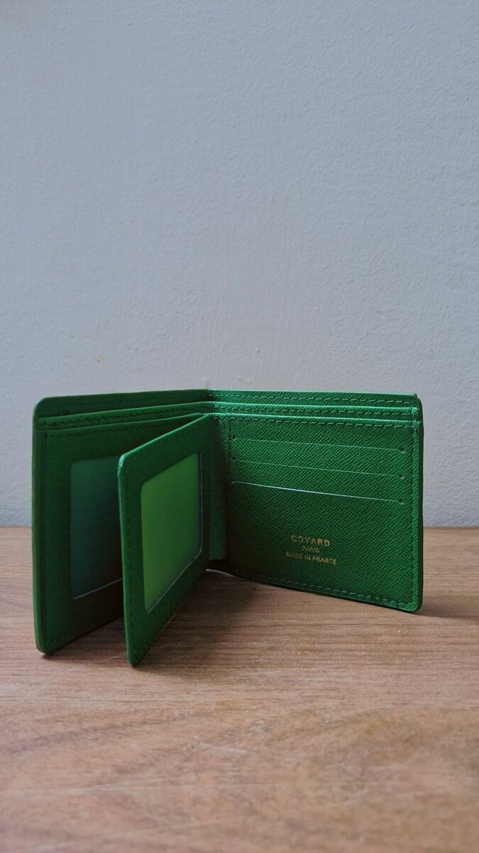 Porte-cartes Goyard Vert