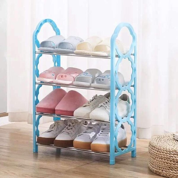 Étagère de chaussure pour enfant bleu