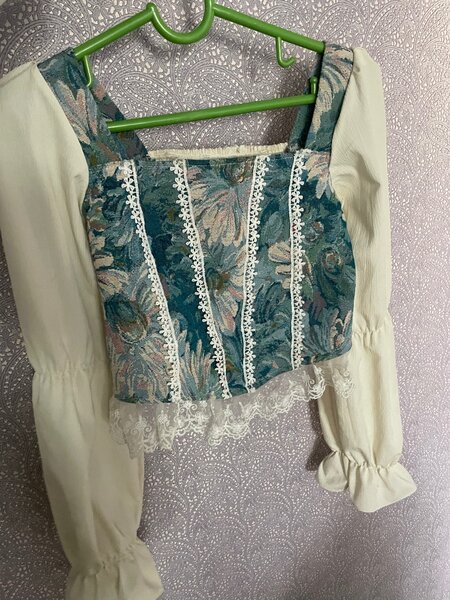 Тренч-блузка