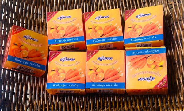 Savon aux carottes et oranges