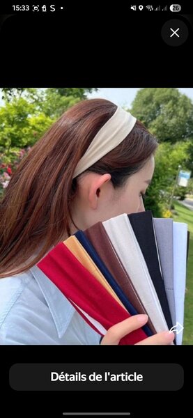 Bandeau cheveux confortable