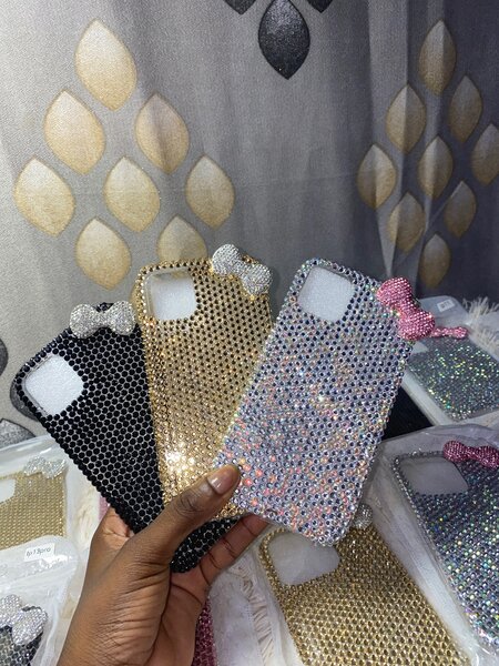 Coque Pailletée Strass Brillante