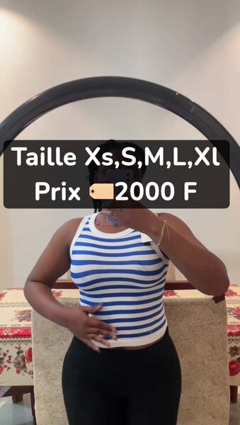 Débardeur Rayé Femme