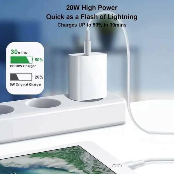 Chargeur original iphone fast charge