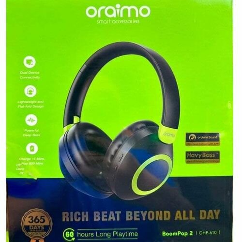 Oraimo Casque Bluetooth BoomPop