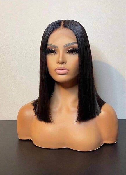 Bone straight wig