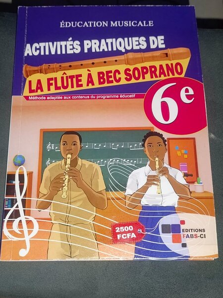 Livre Éducation Musicale Flûte