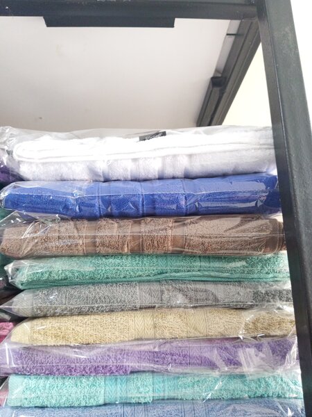 Serviettes de bain en coton